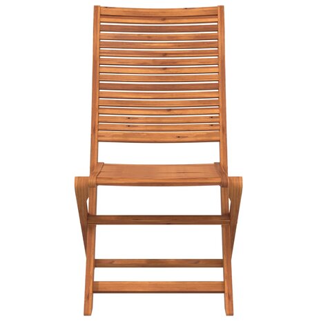 Tuinstoelen 6 st inklapbaar 51x66x95 cm massief acaciahout