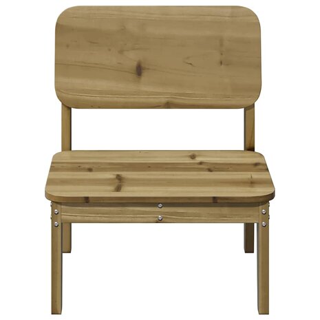 Tuinstoel 60x52,5x72 cm geïmpregneerd grenenhout