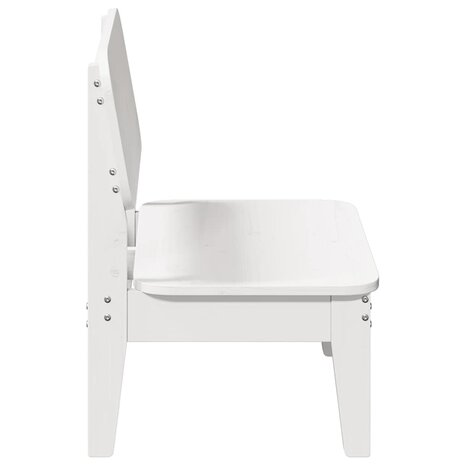 Tuinstoelen 2 st 60x52,5x72 cm massief grenenhout wit