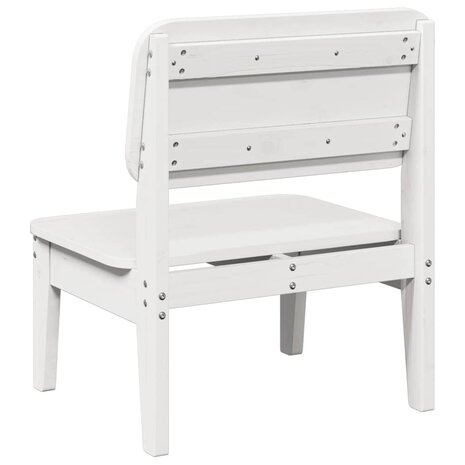 Tuinstoelen 2 st 60x52,5x72 cm massief grenenhout wit
