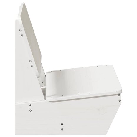 Tuinstoel 60x64x70,5 cm massief grenenhout wit