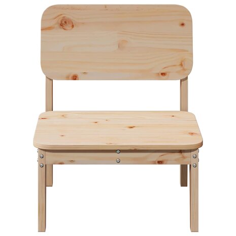 Tuinstoel 60x52,5x72 cm massief grenenhout