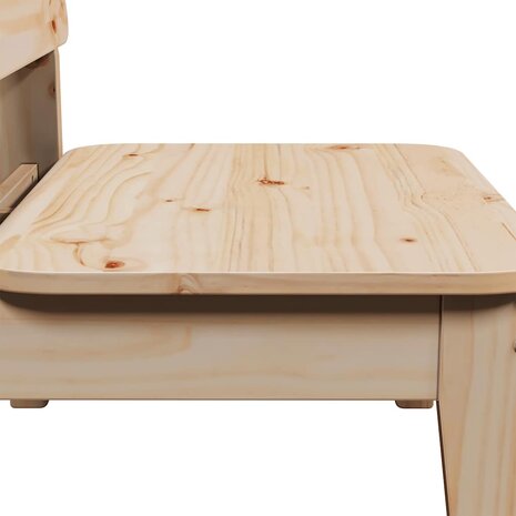 Tuinstoel 60x52,5x72 cm massief grenenhout