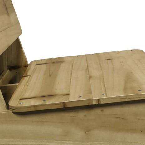 Tuinstoel 60x64x70,5 cm geïmpregneerd grenenhout