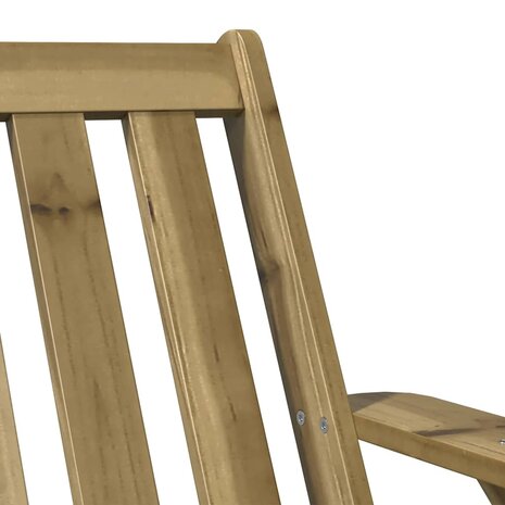 Tuinstoel Adirondack 75x77x77 cm geïmpregneerd hout