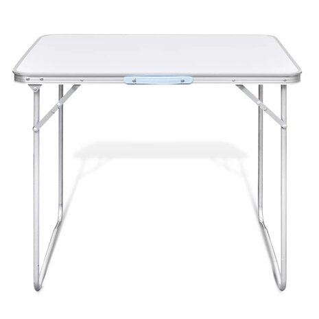 Campingtafel inklapbaar met metalen frame 80 x 60 cm