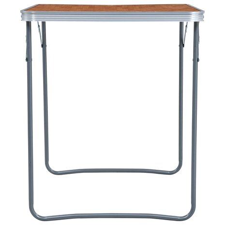 Campingtafel inklapbaar met metalen frame 80x60 cm