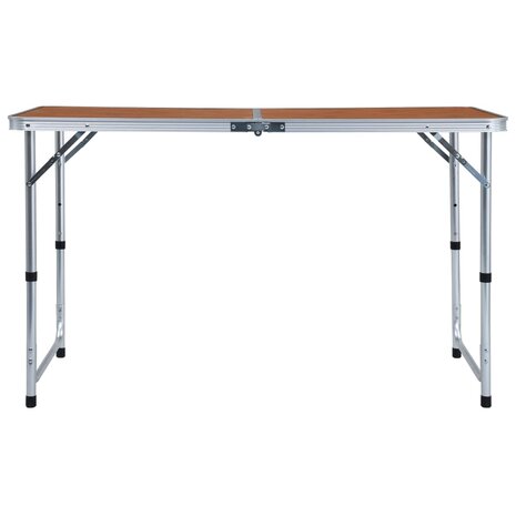 Campingtafel inklapbaar 120x60 cm aluminium