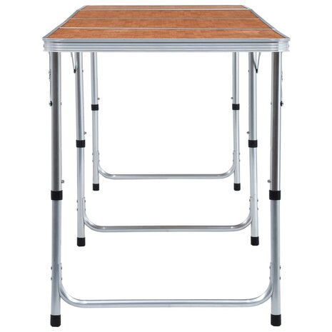 Campingtafel inklapbaar 240x60 cm aluminium