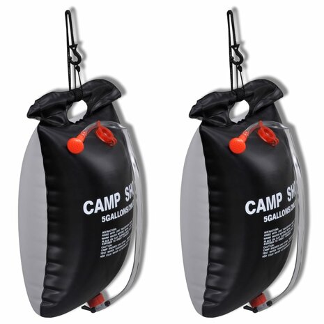 Campingdouches 2 st solar 20 L