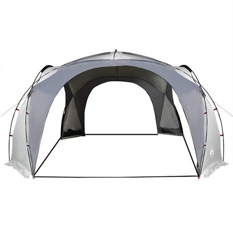 Partytent waterdicht wit en grijs