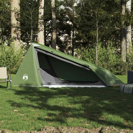 Tunneltent 1-persoons waterdicht groen