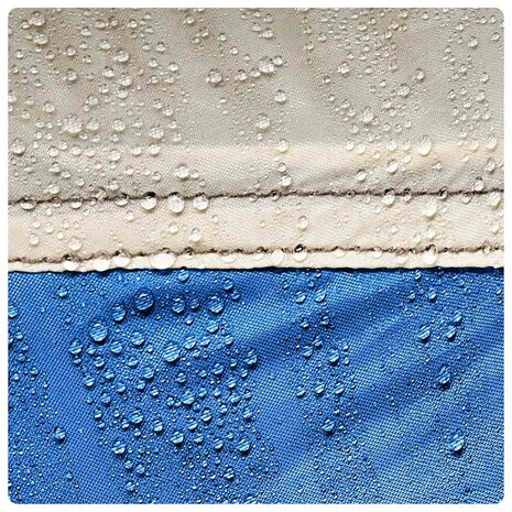 Strandtent waterdicht snelontgrendeling azuurblauw