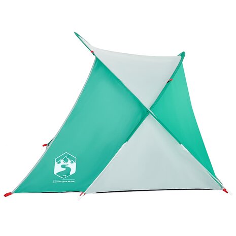 Strandtent 2-persoons pop-up waterdicht zeegroen