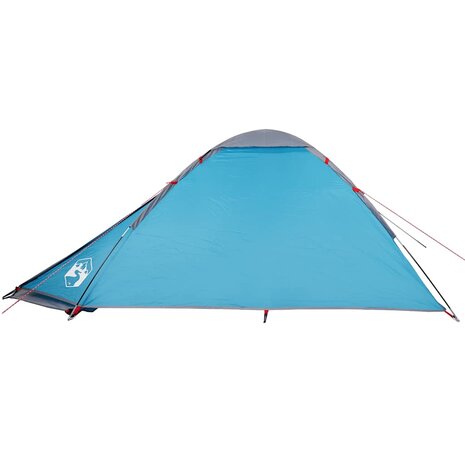 Koepeltent 4-persoons waterdicht blauw