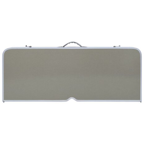 Campingtafel inklapbaar met 4 zitjes staal en aluminium