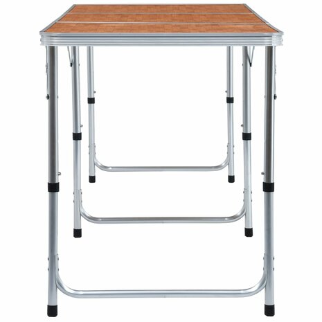 Campingtafel inklapbaar 180x60 cm aluminium