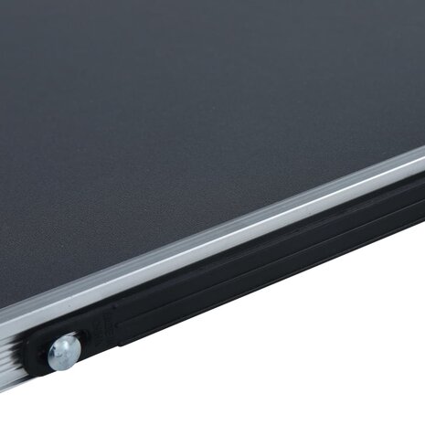 Campingtafel inklapbaar 60x40 cm aluminium grijs