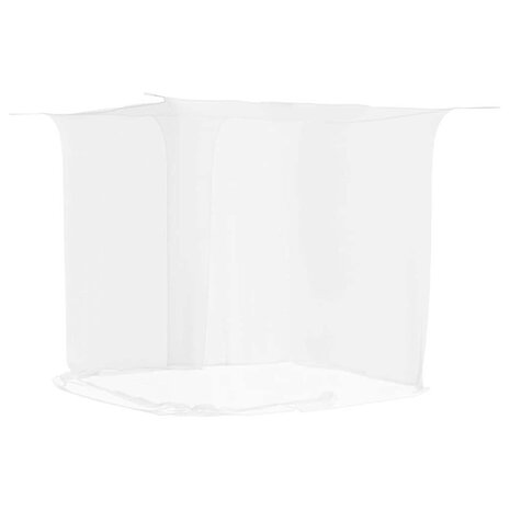 Hangende klamboe 156 gaas 220x100x150 cm wit