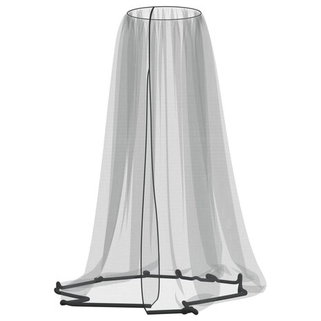 Klamboe voor paraplu 220 gaas Φ330x250 cm zwart