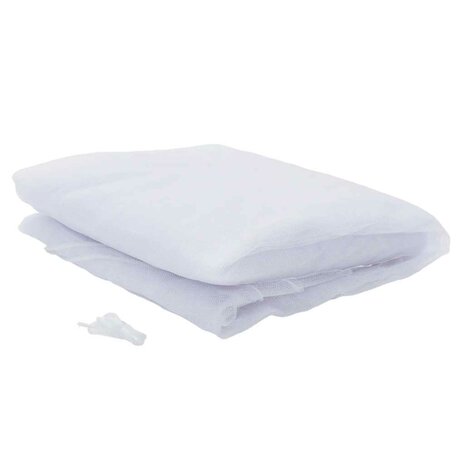 Klamboe voor bed 220 gaas 56x56x220 cm wit