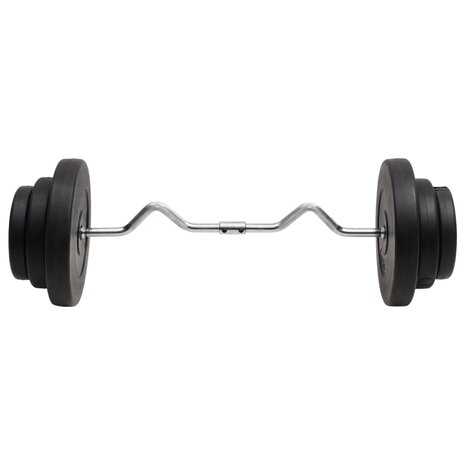 Halter gebogen met gewichten 60 kg