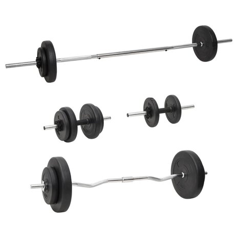 Halterset met gewichten 60 kg
