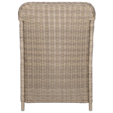11-delige Tuinset poly rattan bruin