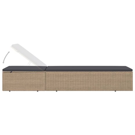 11-delige Tuinset poly rattan bruin
