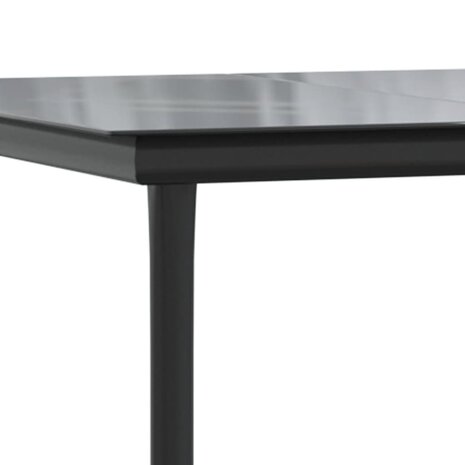 7-delige Tuinset met kussens poly rattan grijs