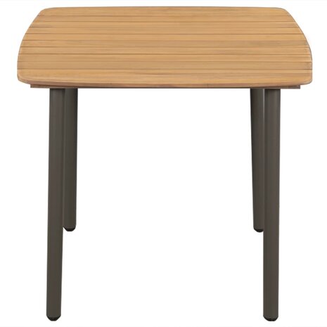 3-delige Tuinset poly rattan bruin