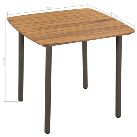 3-delige Tuinset poly rattan bruin