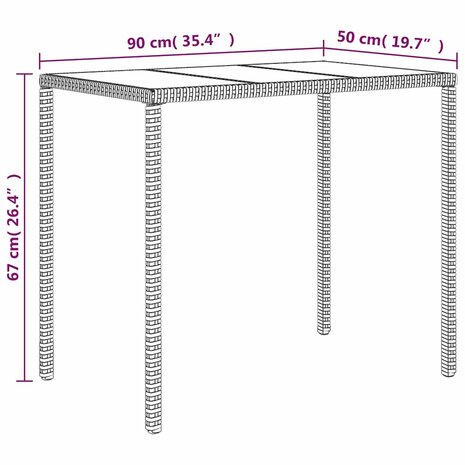 6-delige Loungeset met kussens poly rattan grijs