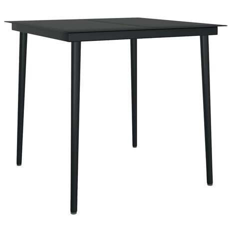 3-delige Tuinset met kussens poly rattan glas bruin