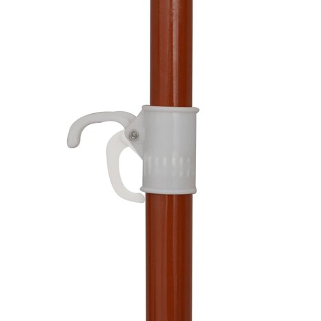 Parasol met stalen paal 240 cm antracietkleurig