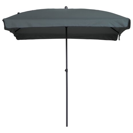 Parasol Patmos Luxe rechthoekig 210x140 cm grijs