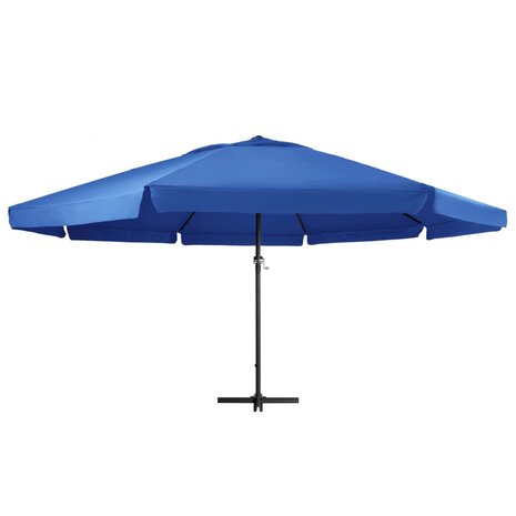 Parasol met aluminium paal 500 cm azuurblauw