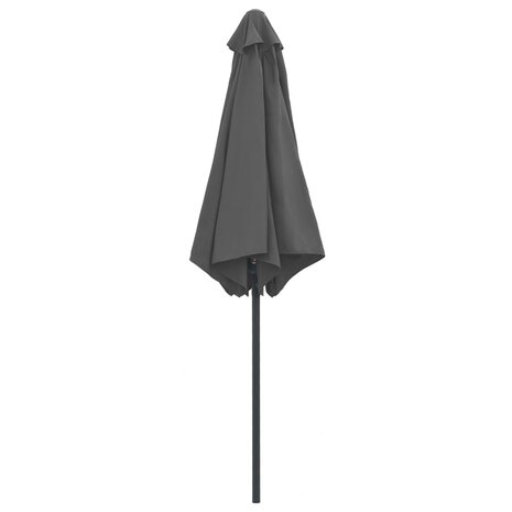 Parasol met aluminium paal 270x246 cm antracietkleurig