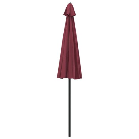 Parasol met aluminium paal 270 cm bordeauxrood