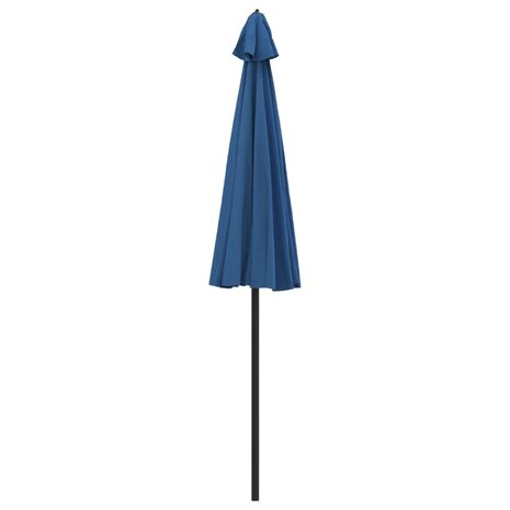 Parasol met aluminium paal 270 cm azuurblauw