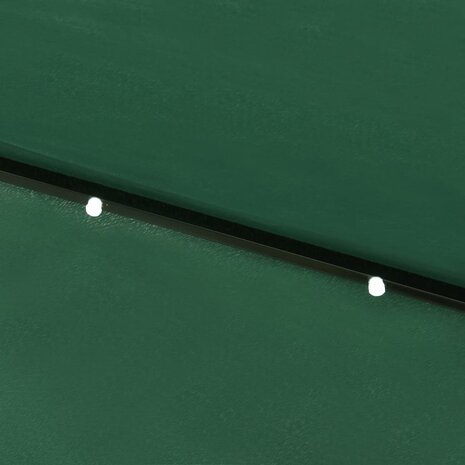 Parasol met LED's en stalen paal 2x3 m groen