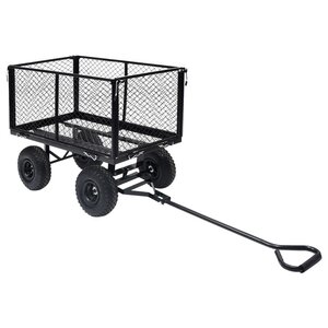Tuinwagen 350 kg zwart