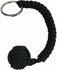 Vrouwen Outdoor zelfverdediging paraplu touw, Monkey Fist stalen kogel, Paracord Survival sleutelhanger, Outdoor veiligheidsbescherming accessoires Apenvuist - Keesje - Monkey Fist - Zelfverdediging - Sleutelhanger - Paracord - Zwart_